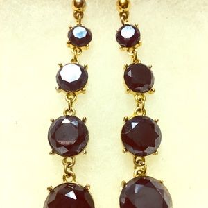Blue Onyx Dangle Earrings